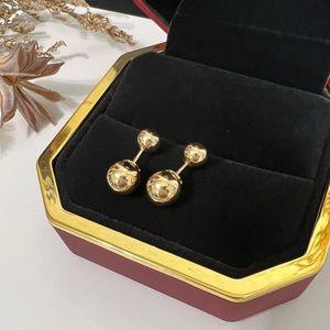 18K Gold Ball Earrings
